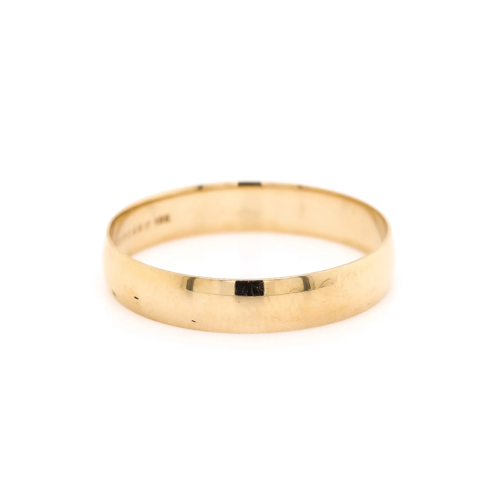 10K Yellow Gold Men's Wedding Band