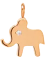 14k elephant charm