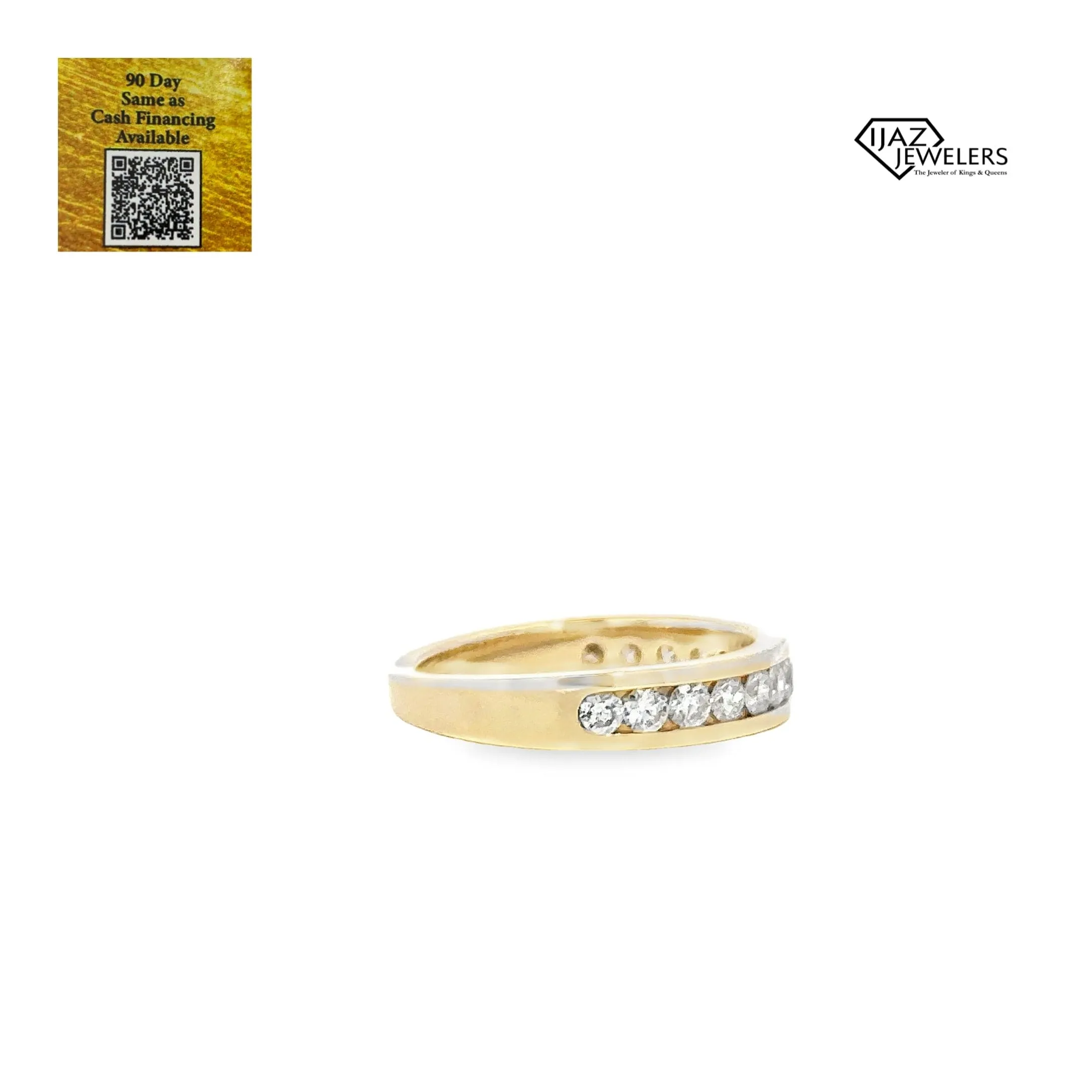 14K Gold 0.75 CTW Diamond Band