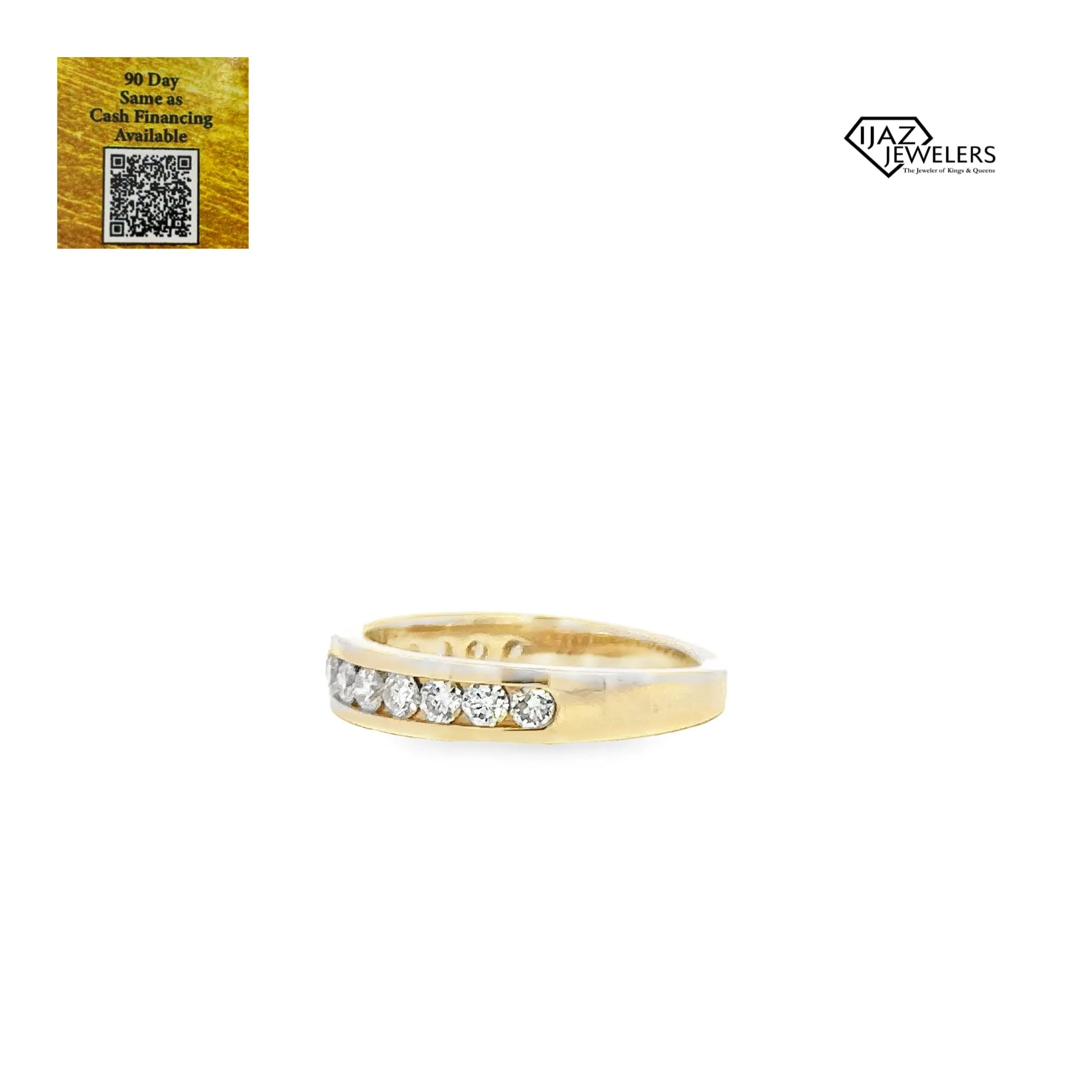 14K Gold 0.75 CTW Diamond Band