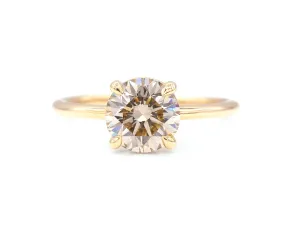 1.56-Carat Champagne Diamond Solitaire