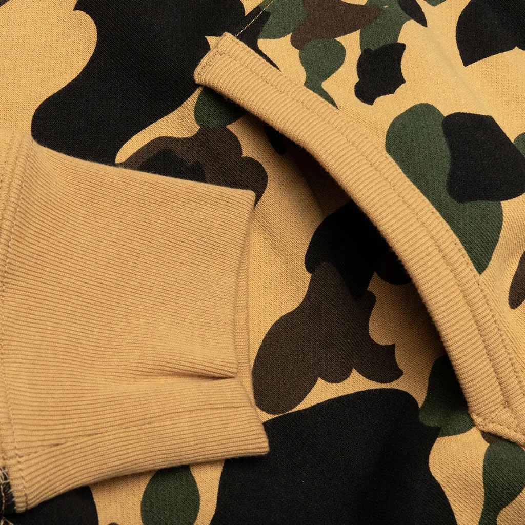 1st Camo Full Zip Hoodie - Yellow