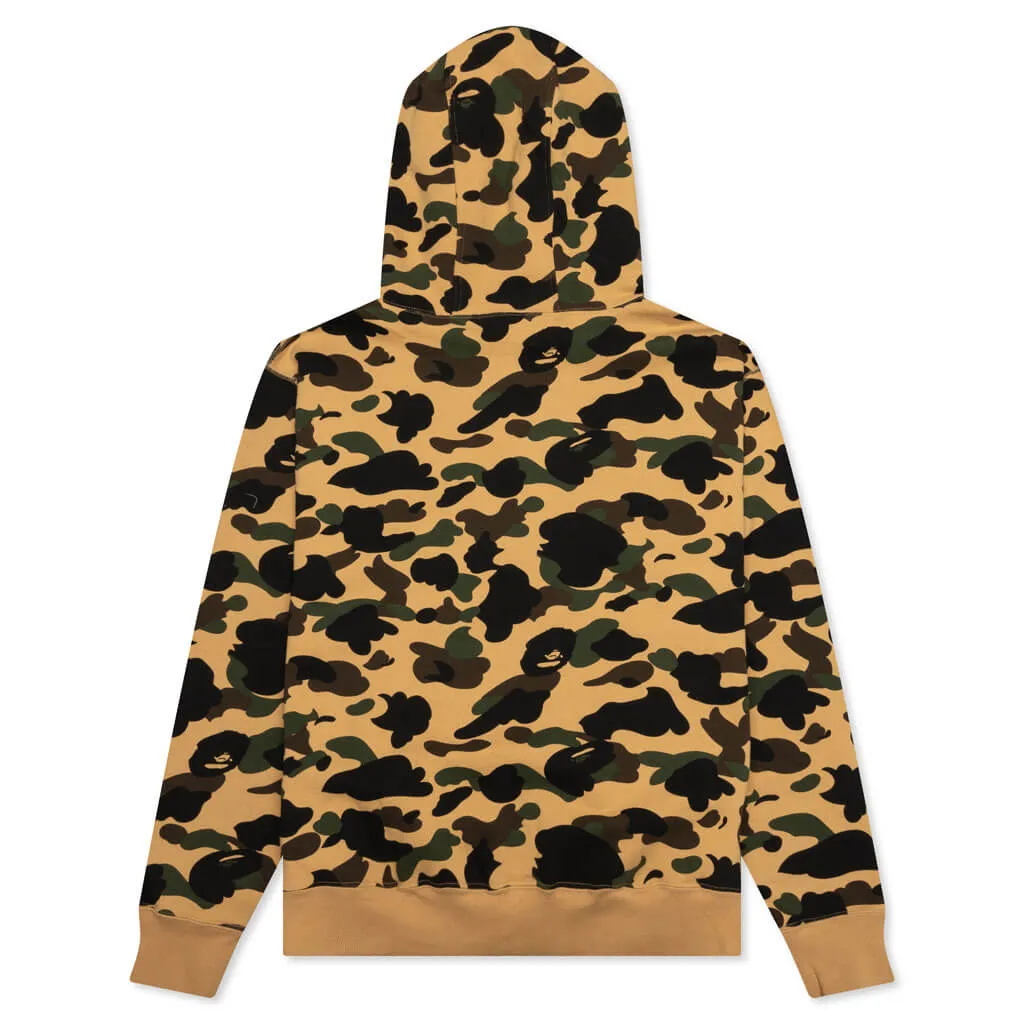 1st Camo Full Zip Hoodie - Yellow