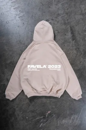 2023 ALMOND FRONTZIP HOODIE