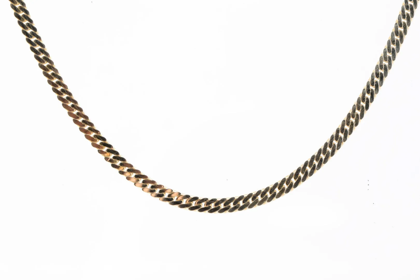 28.5" 14k Yellow Gold Flat Curb Chain (28.35g.)