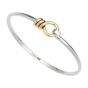 A Najo Highfield Two Tone Bangle