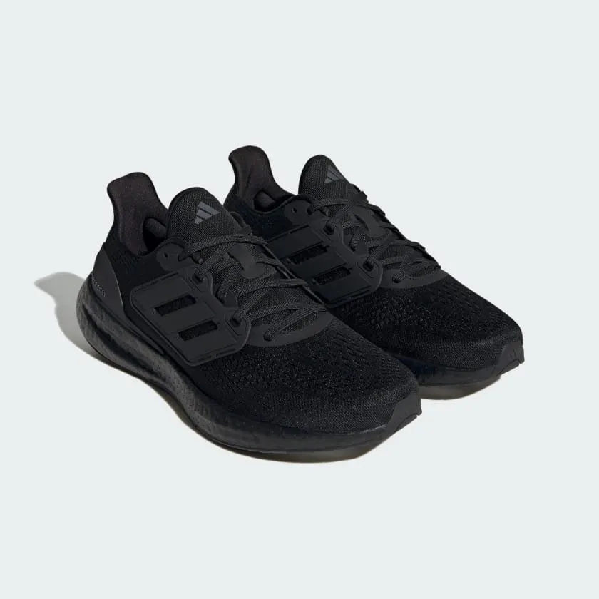 ADIDAS MENS PUREBOOST 23 TRIPLE BLACK SHOES