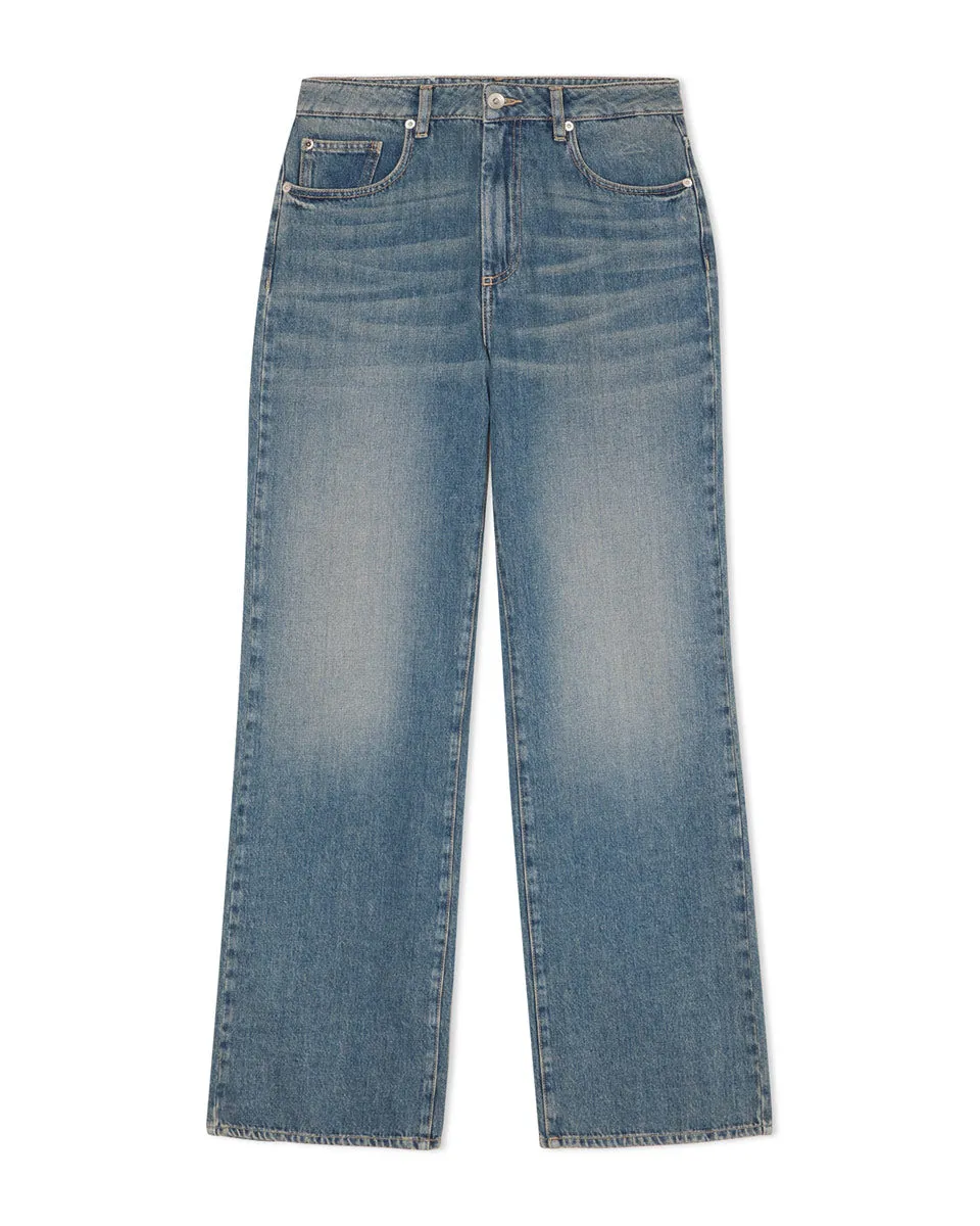 Adler Wide Leg Jean | Vintage Wash