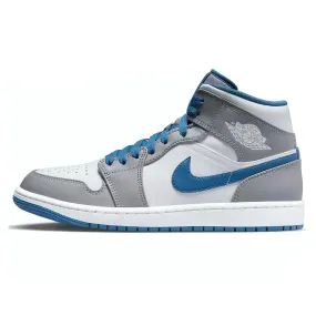 AIR JORDAN 1 MID TRUE BLUE 2022