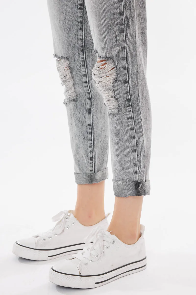 Akali Ultra High Rise Paperbag Boyfriend Jeans