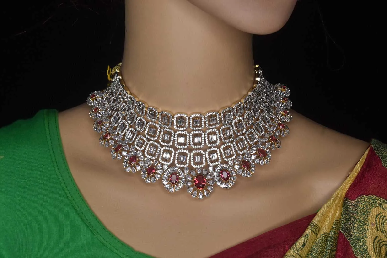 American Diamond  Choker By Asp Fashion Jewellery