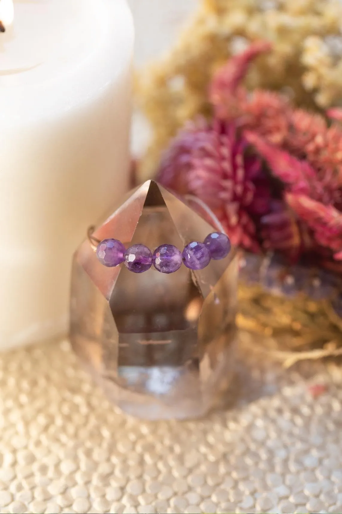 Amethyst Intention Necklace for Healing