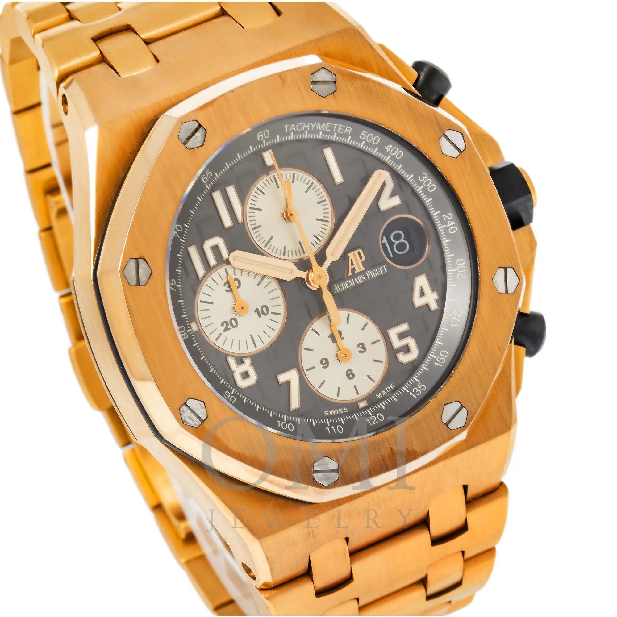 Audemars Piguet 26007BA 42MM Brown Dial And Yellow Gold Bracelet