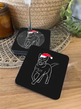 Australian Cattle Dog Christmas Edition Coaster