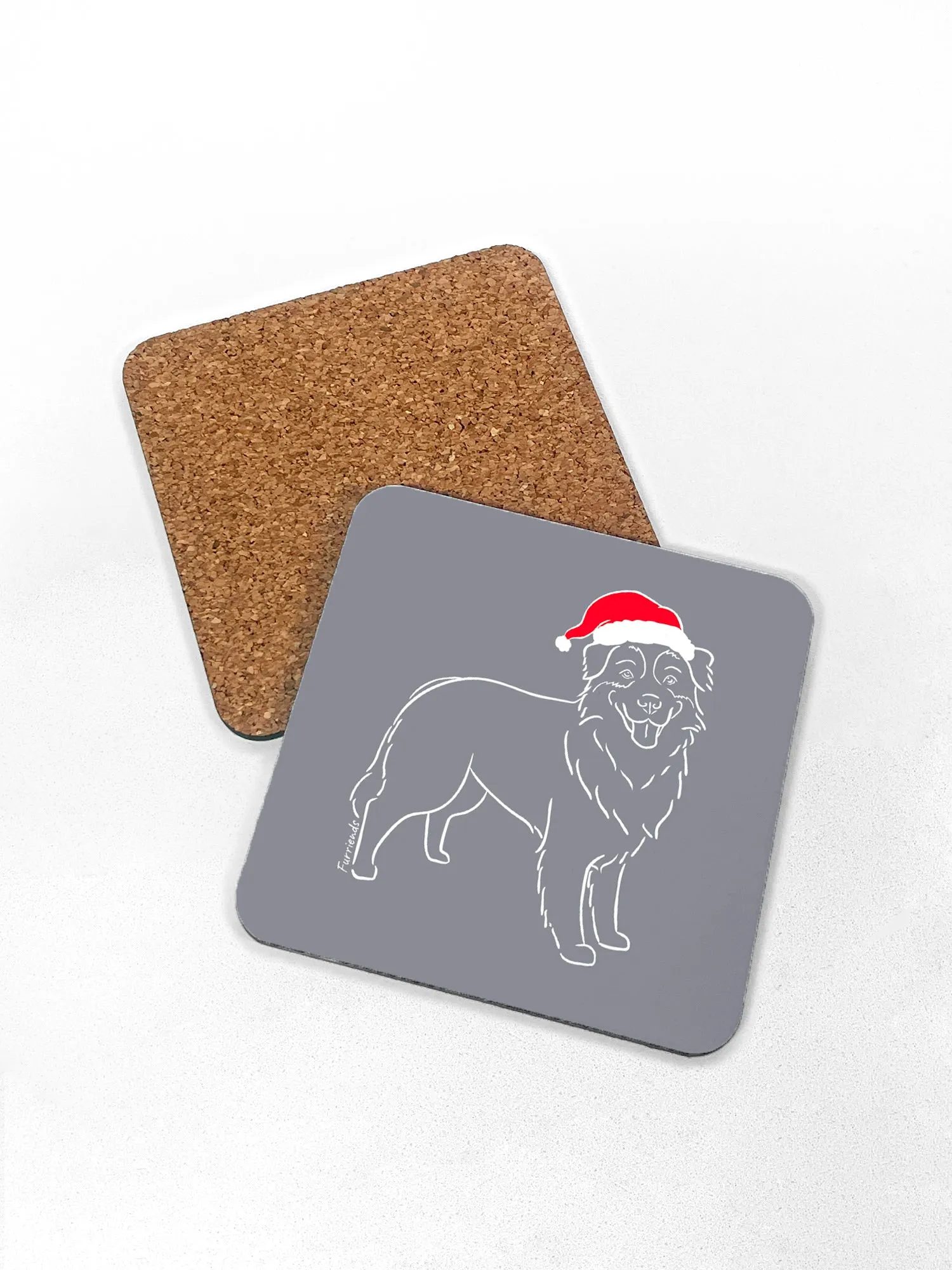 Australian Shepherd Christmas Edition Coaster