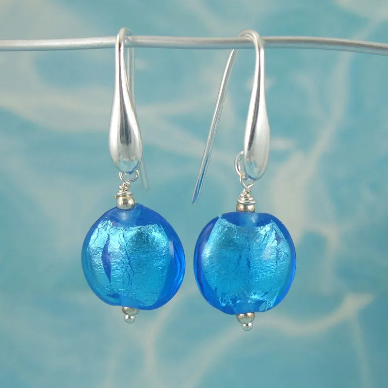 bahama blue earrings