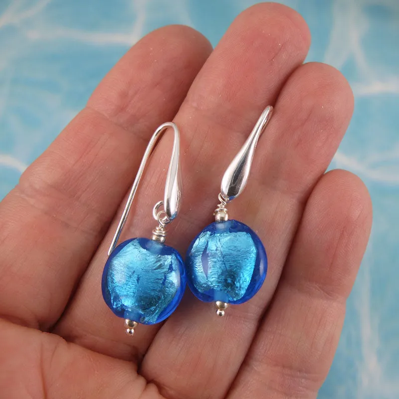 bahama blue earrings