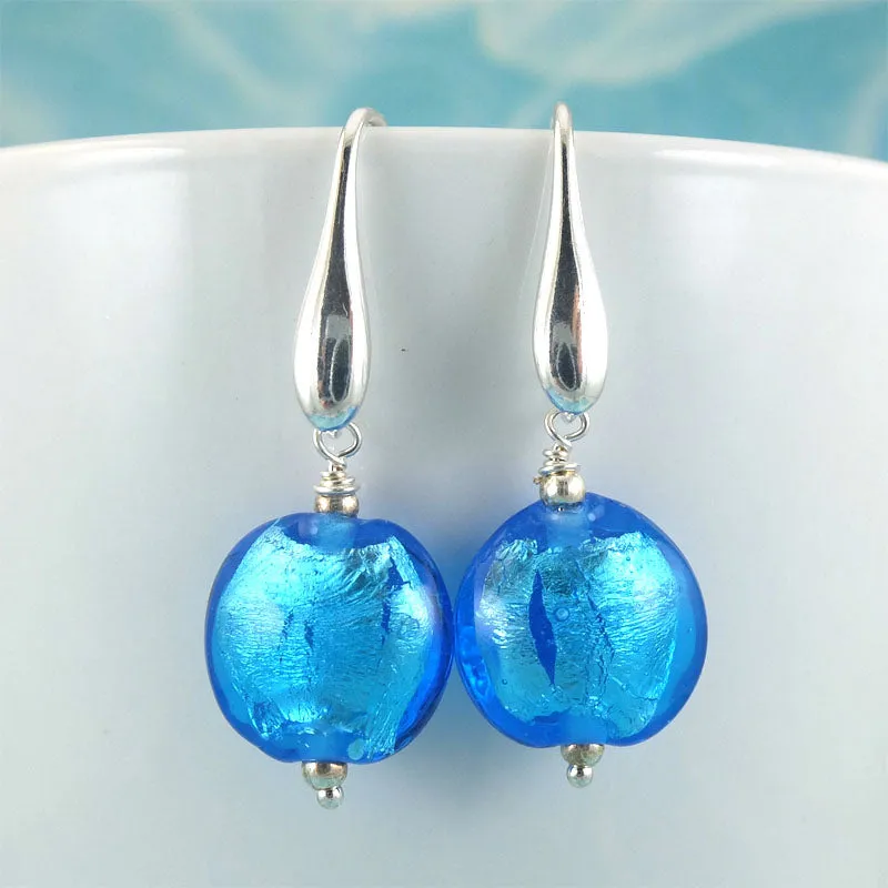 bahama blue earrings