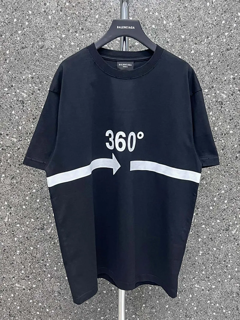 Balenciaga 360 Tubular Oversized T-shirt Black