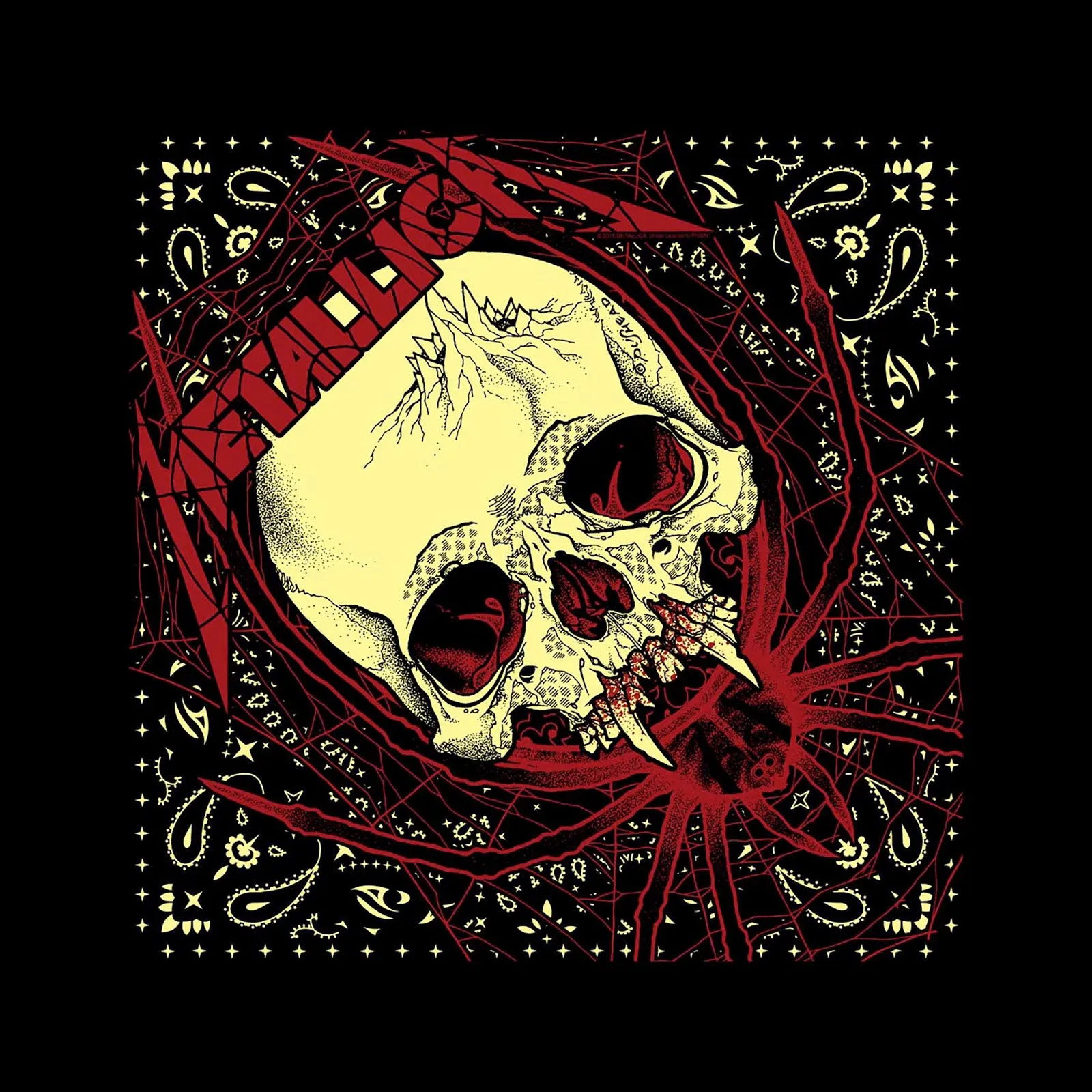 Bandana - Metallica Spider Skull