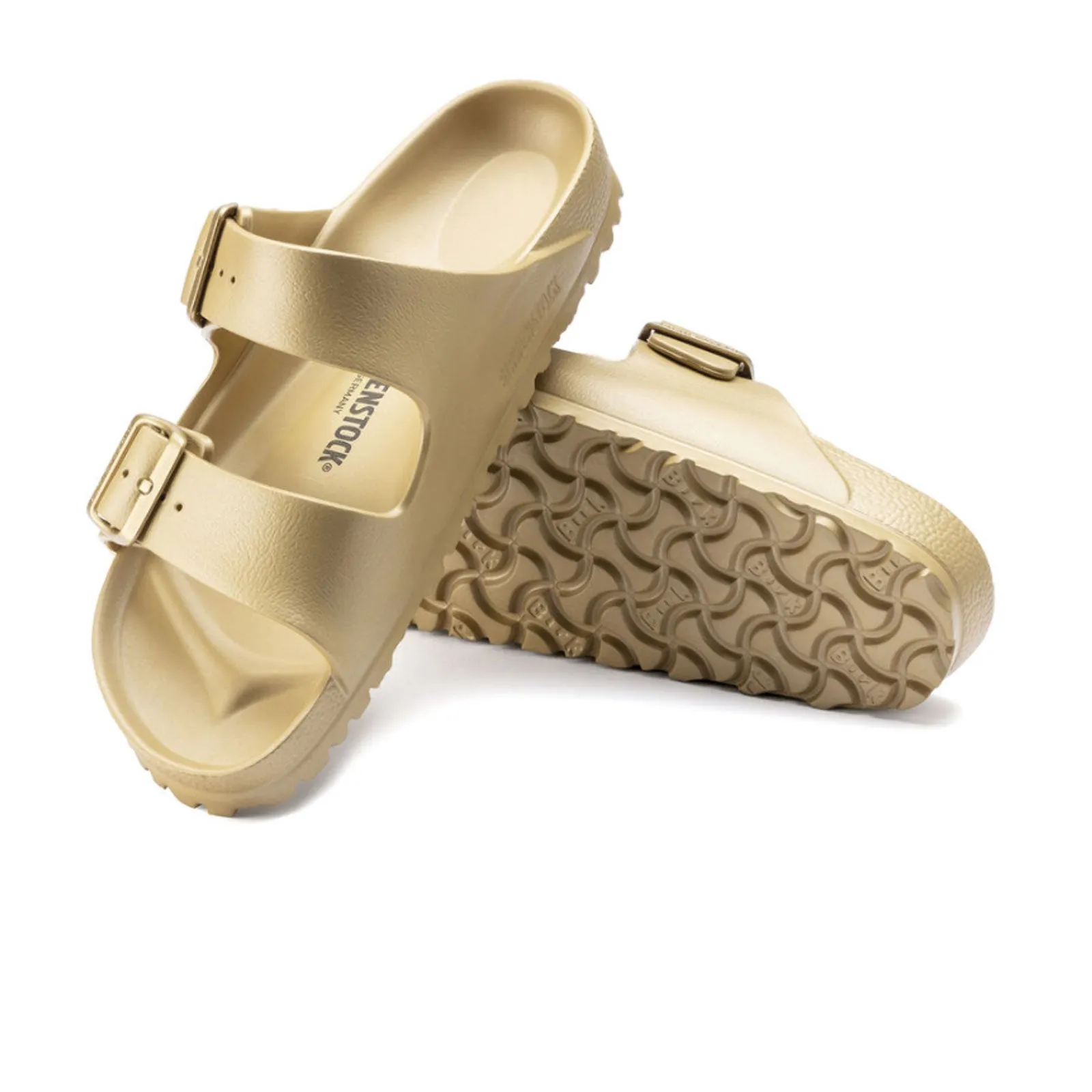 Birkenstock Arizona EVA Narrow Slide Sandal (Women) - Glamour Gold