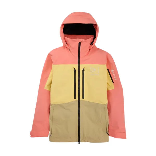 Burton 2024 Men's [ak] Swash GORETEX 2L Jacket - Reef Pink/Buttermilk/Mushroom