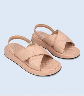 BW8038-TEA-PINK-Women Comfort Sandal