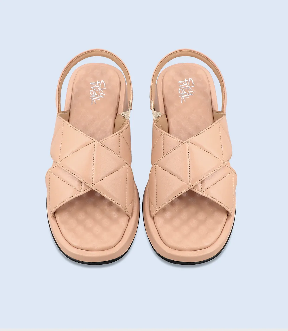 BW8038-TEA-PINK-Women Comfort Sandal