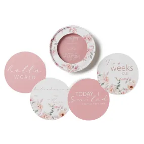 Camille & Jewel Pink | Reversible Milestone Cards