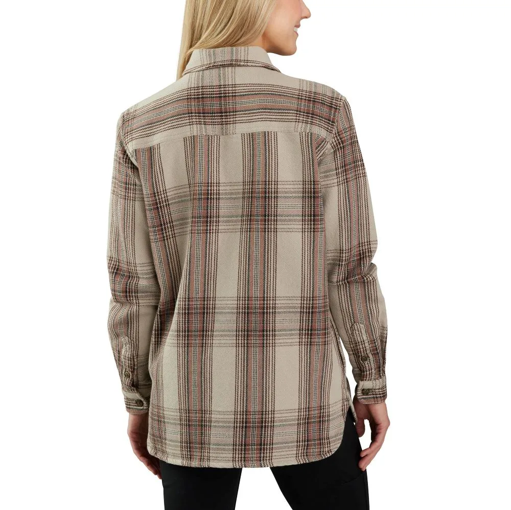 'Carhartt' Women's Heavyweight Twill Overshirt - Nutmeg