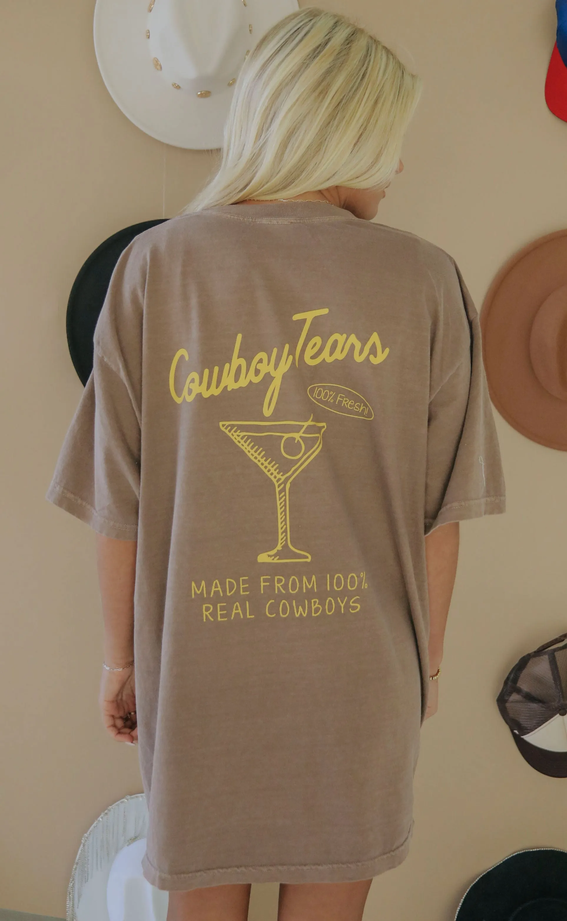 charlie southern: cowboy tears t shirt