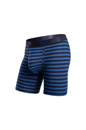 CLASSIC BOXER BRIEF WITH FLY Traditional Stripe Quartz