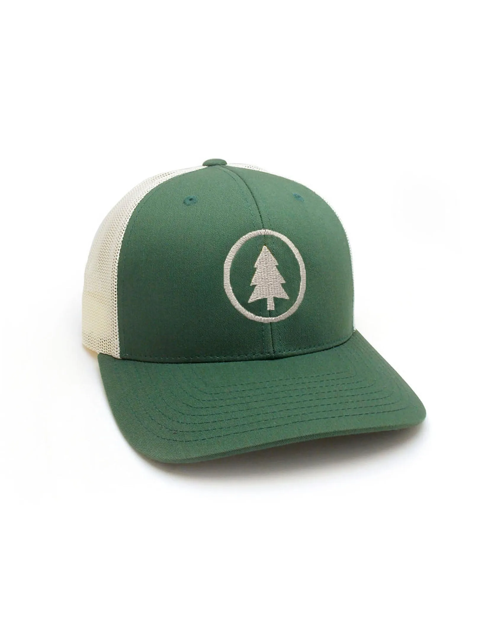 Classic Tree Green & Tan Trucker Hat