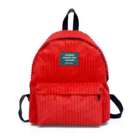 Corduroy Simple Everyday 20 Litre Backpack