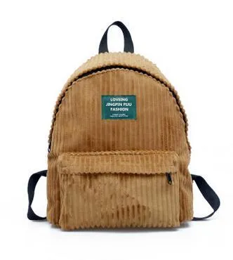 Corduroy Simple Everyday 20 Litre Backpack