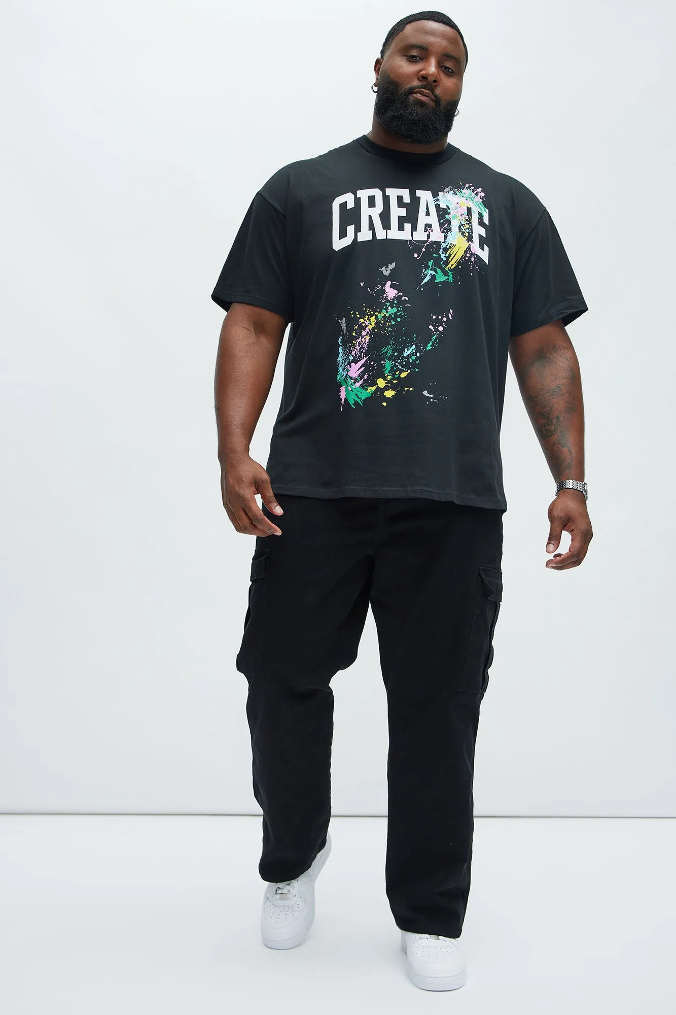 Create Art Short Sleeve Tee - Black