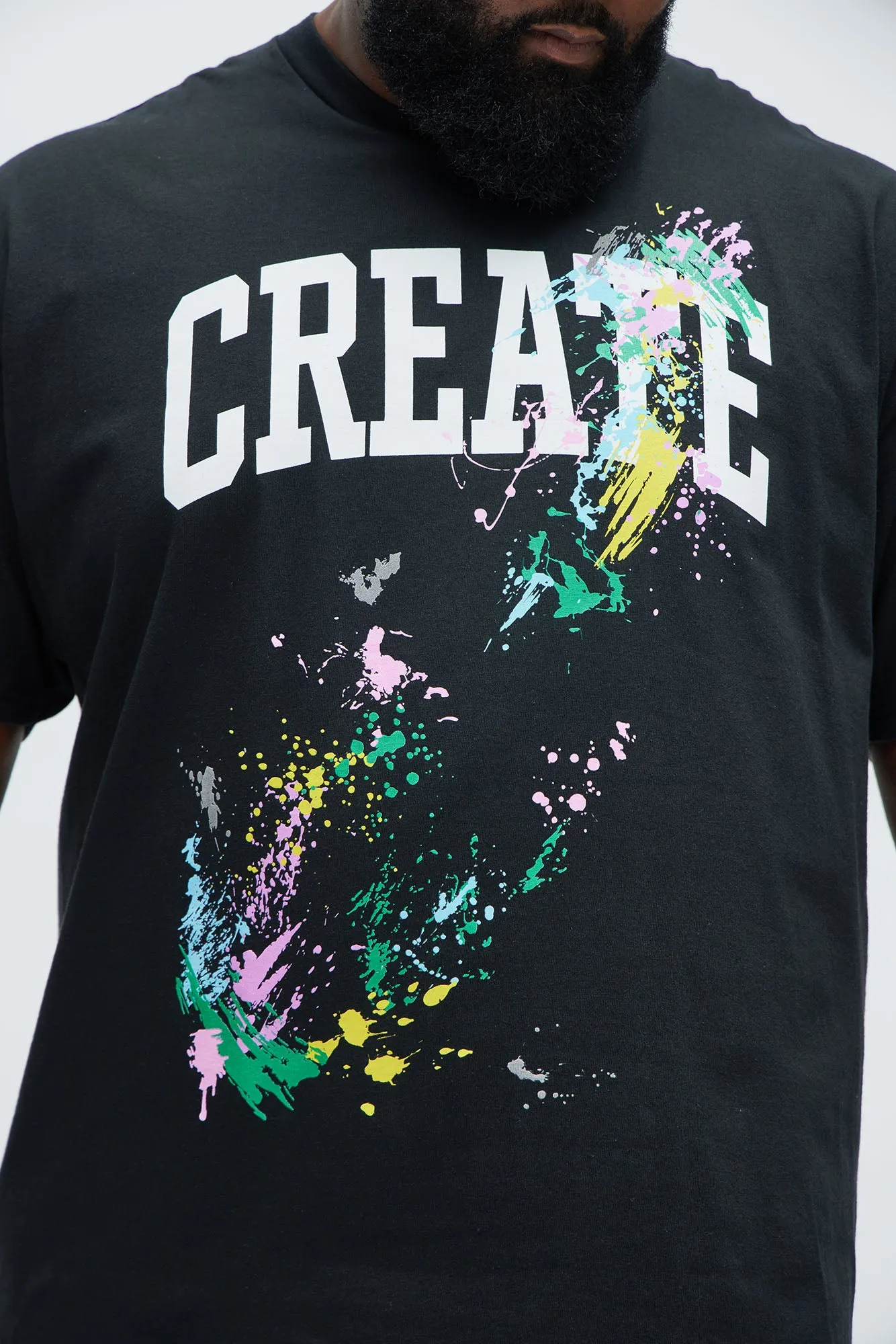 Create Art Short Sleeve Tee - Black