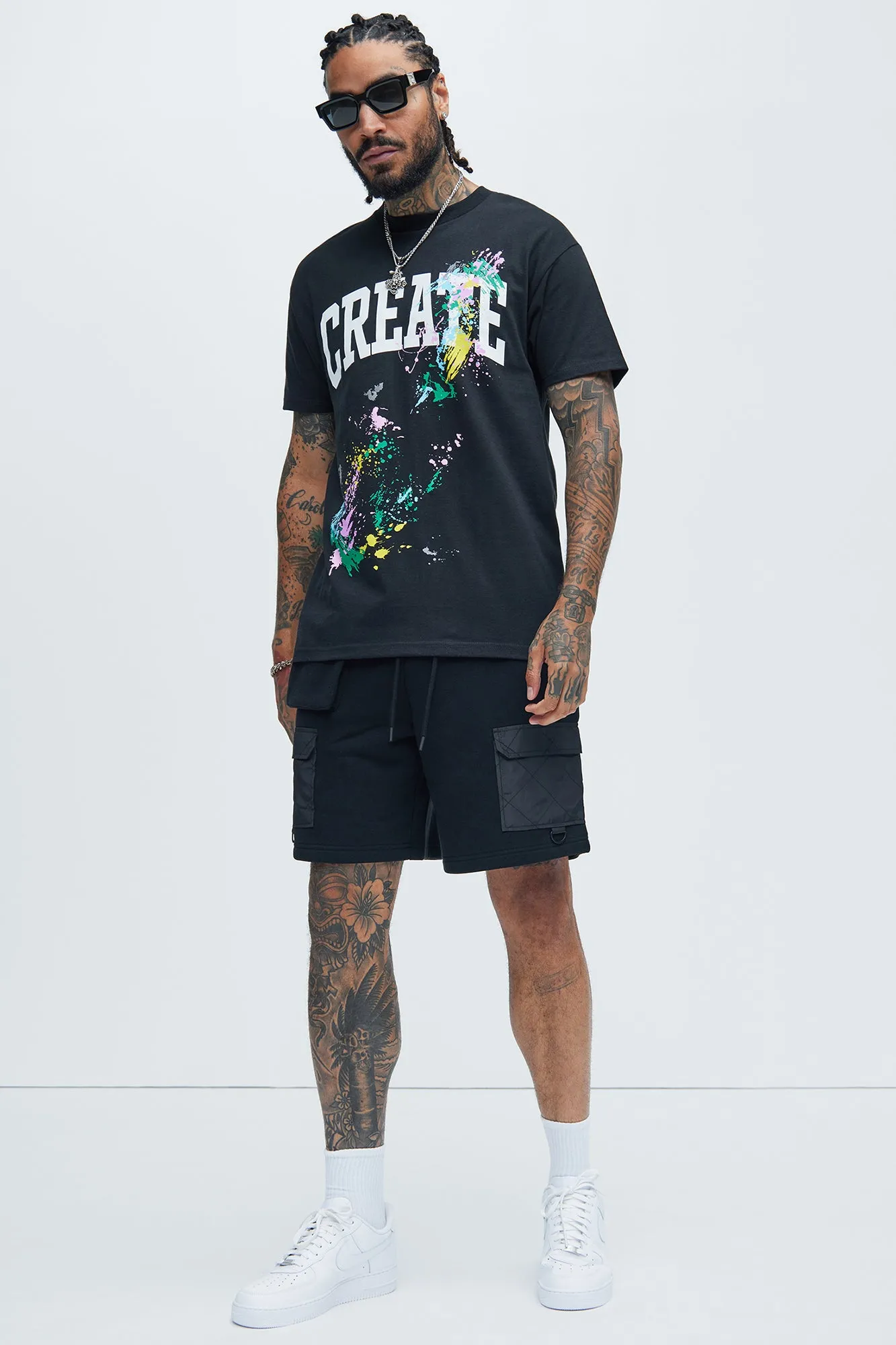 Create Art Short Sleeve Tee - Black