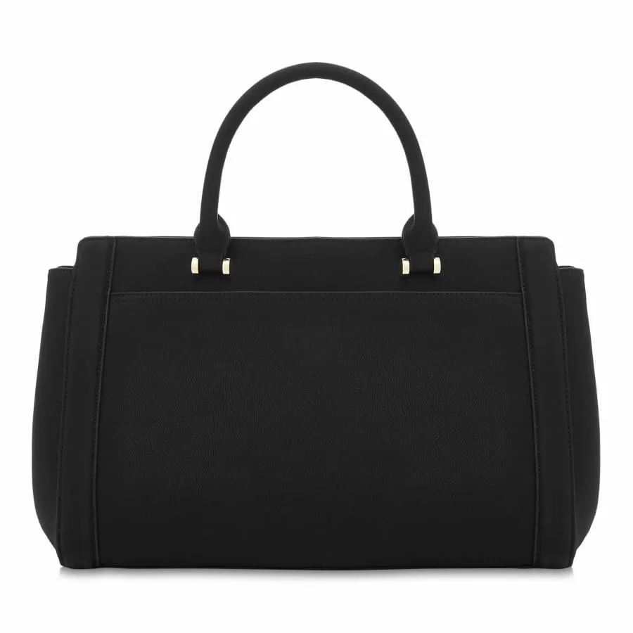 Dawson Vegan Leather Laptop Bag | Black