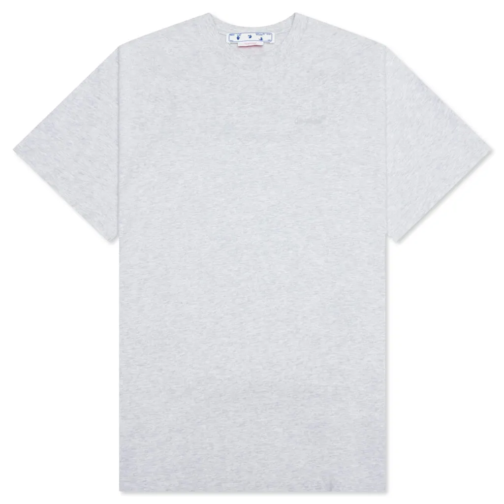 Diag Tab Over S/S Tee - Melange Grey