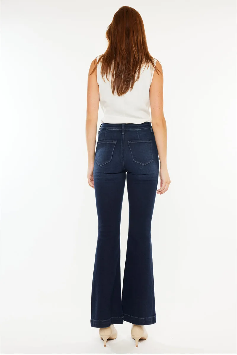 Dixie Ultra High Rise Flare Jeans (Petite)