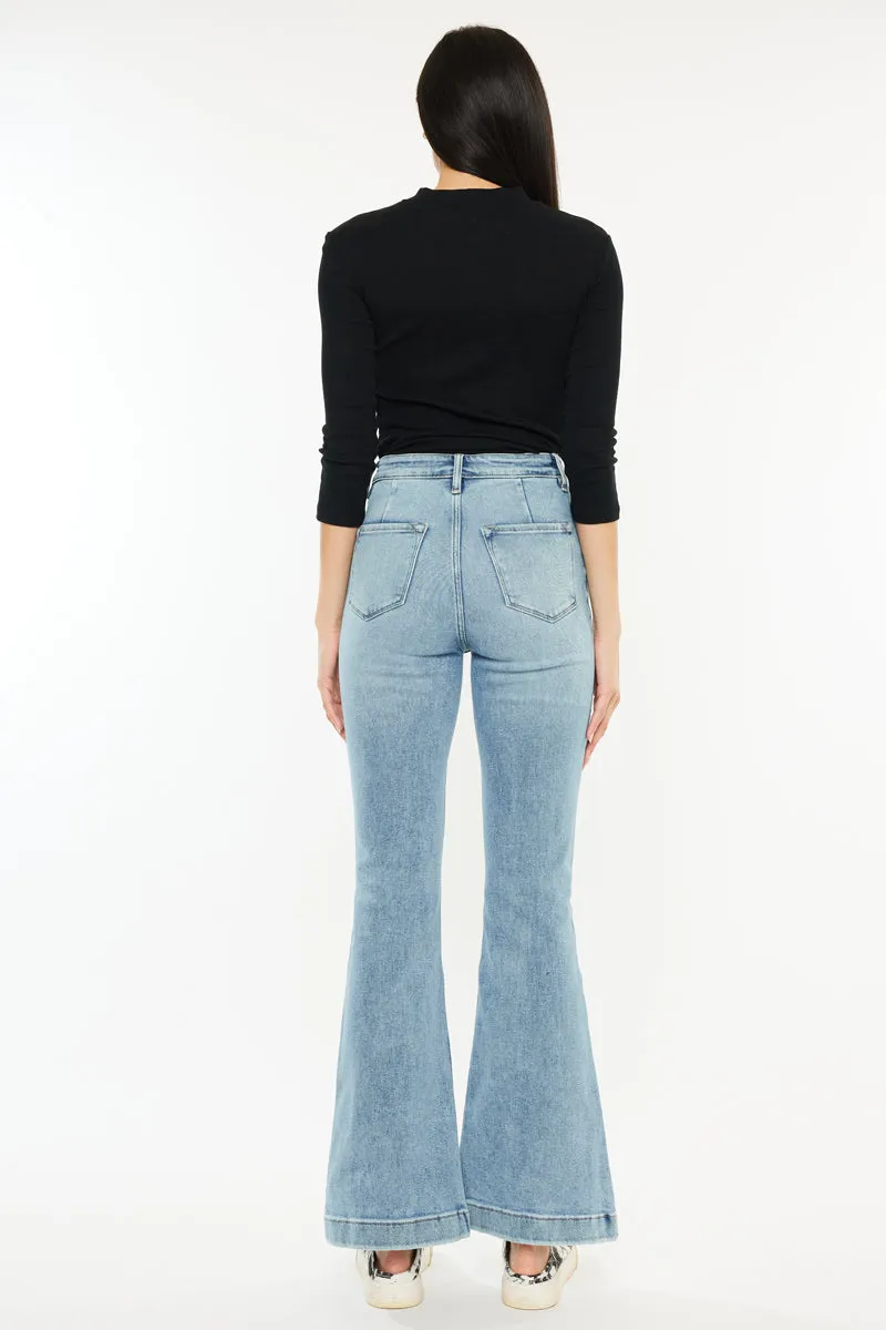 Dixie Ultra High Rise Flare Jeans (Petite)