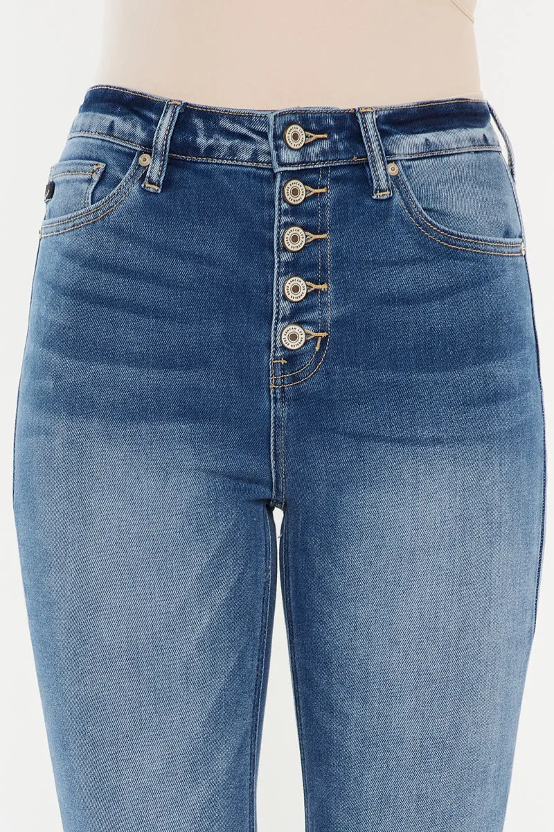 Dixie Ultra High Rise Flare Jeans (Petite)