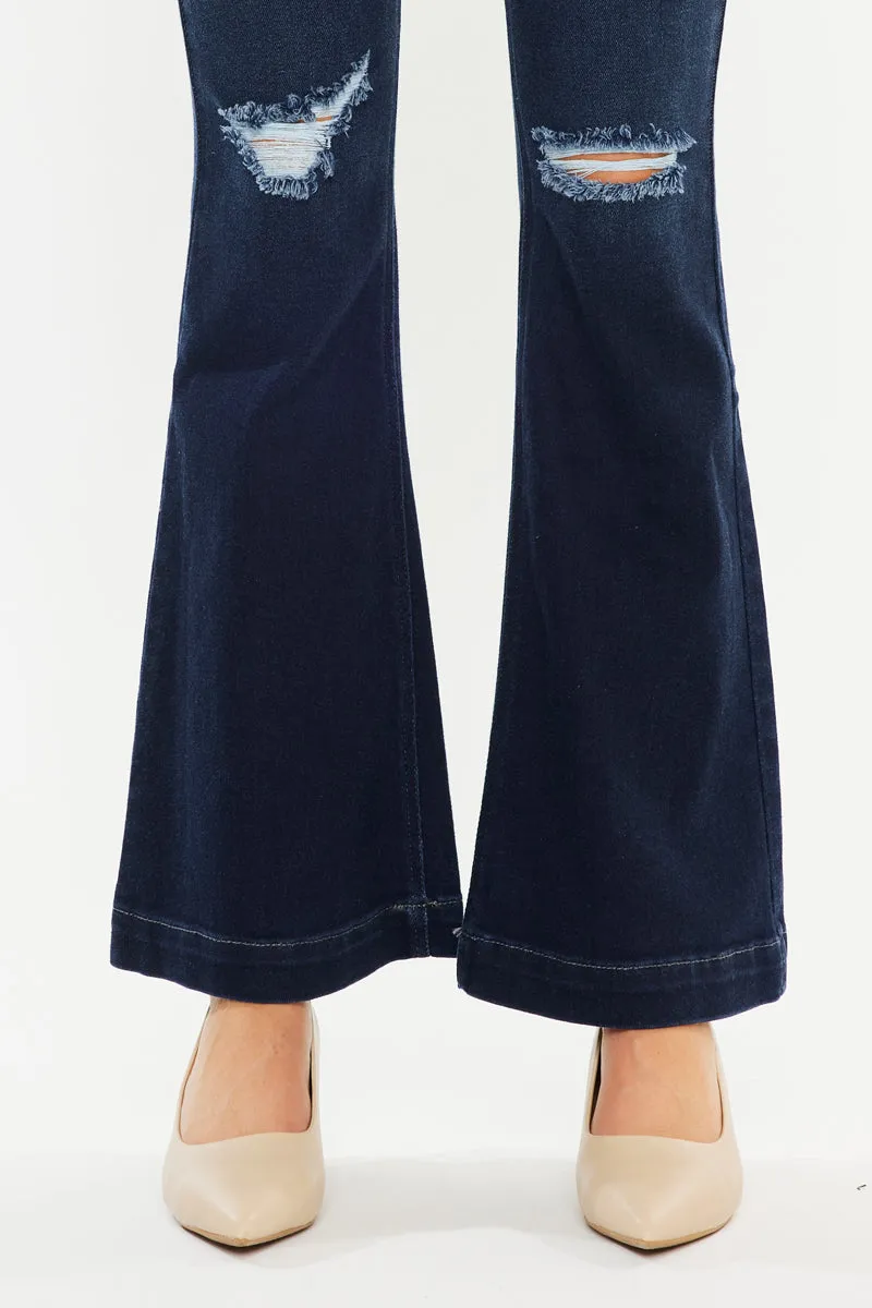 Dixie Ultra High Rise Flare Jeans (Petite)