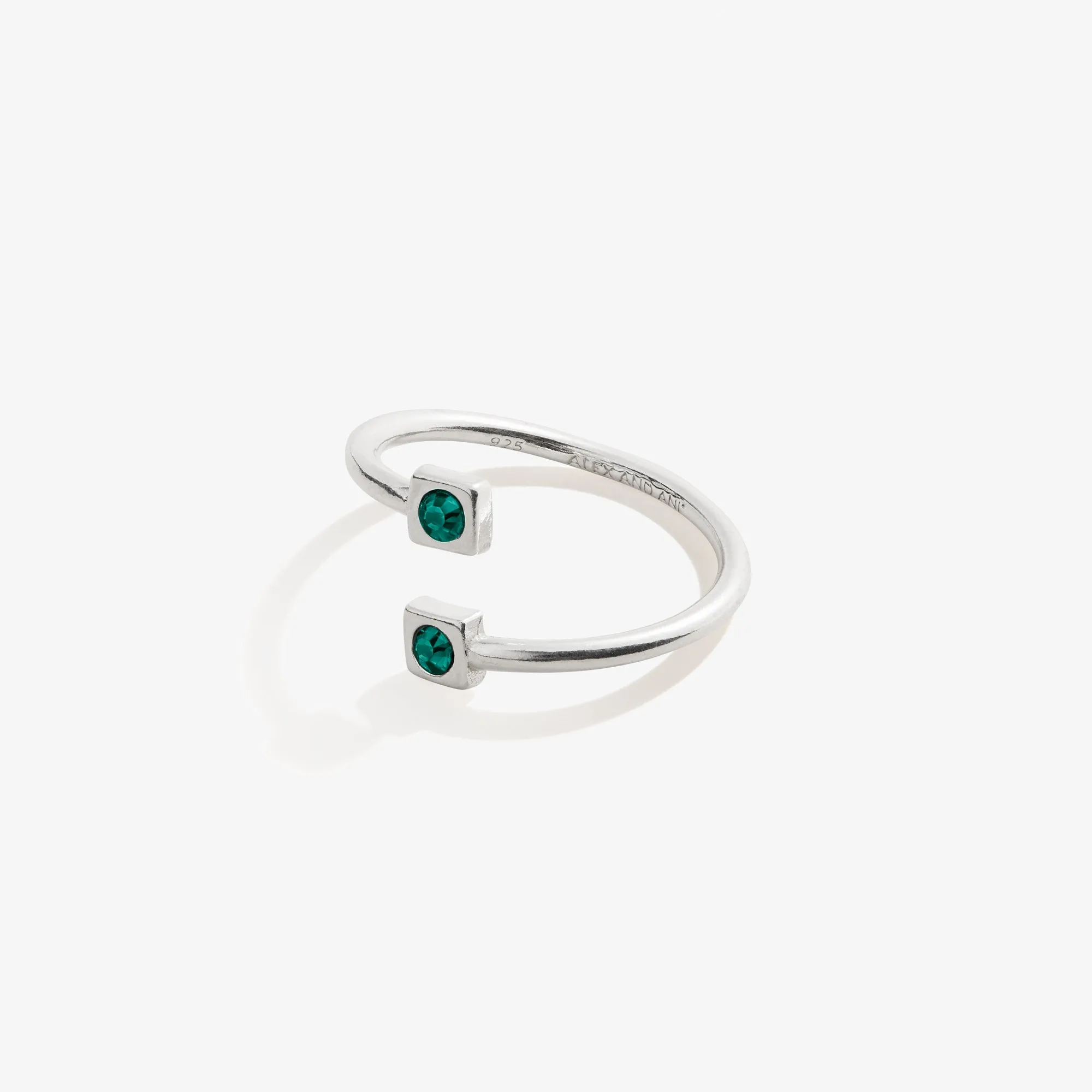 Emerald Ring Wrap, May Birthstone