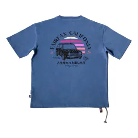 FAIRFAX CAR TEE-BLUE