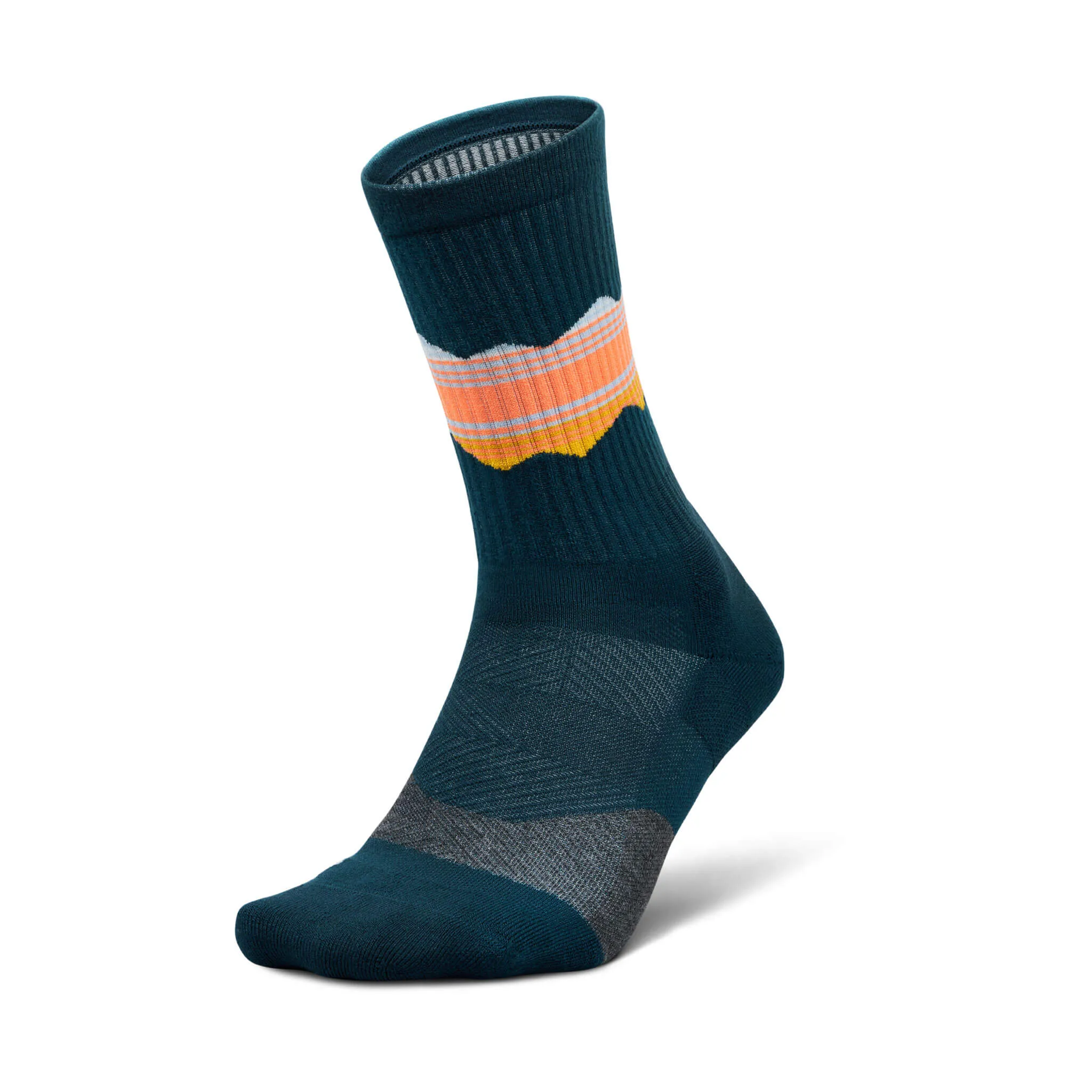 Feetures | Unisex Trail Max Cushion Mini Crew - Blue Ridge Navy