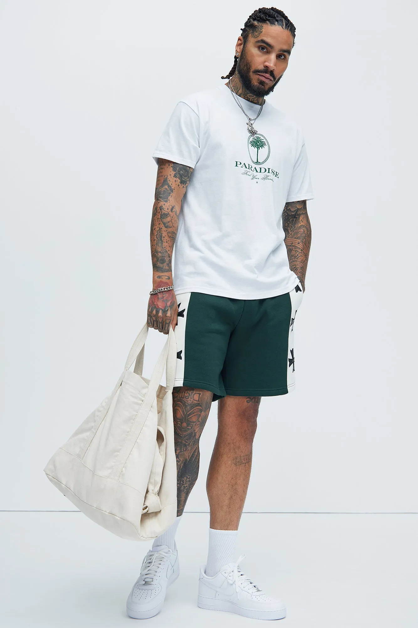 Find Your Paradise Short Sleeve Tee - White