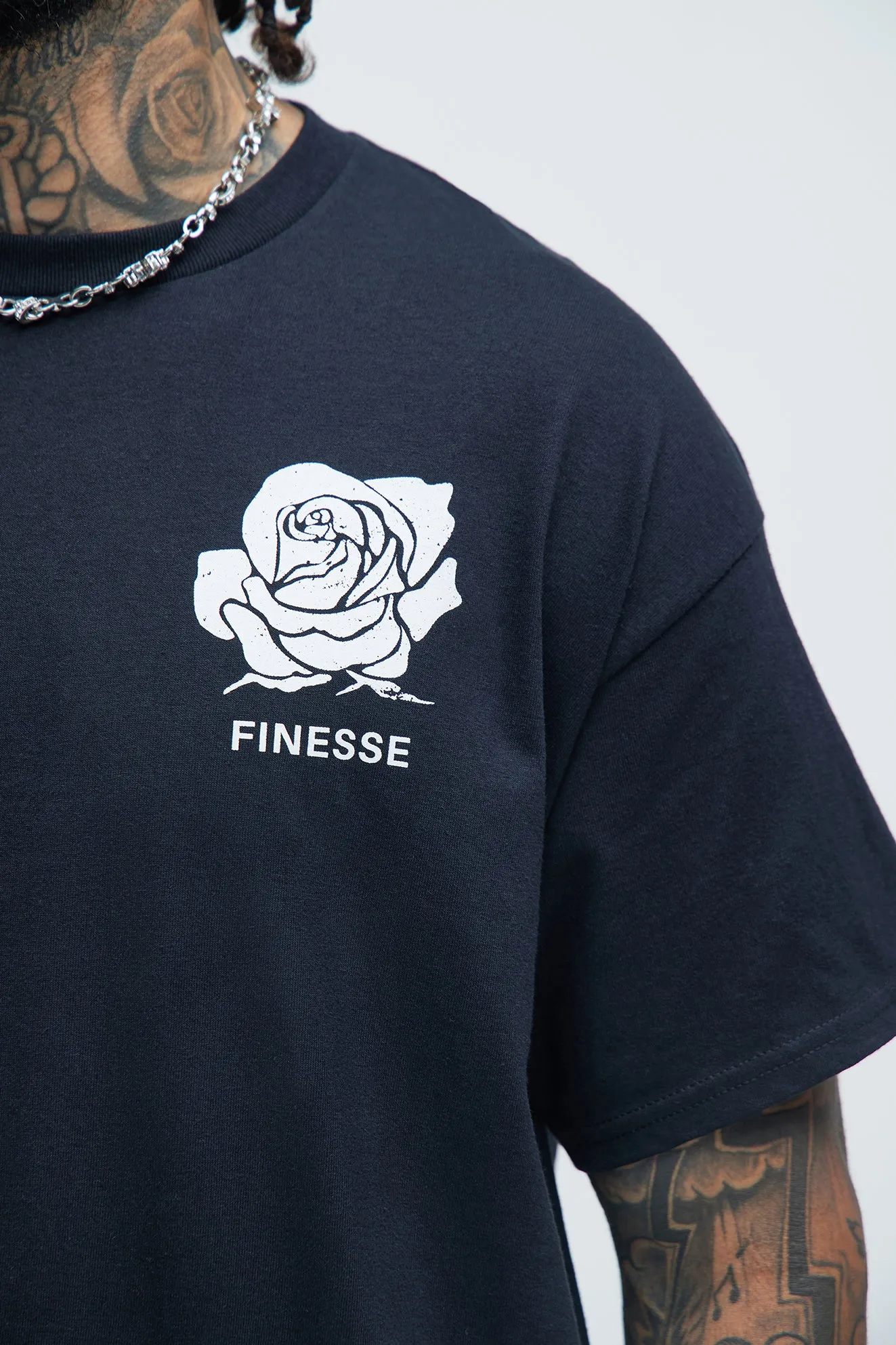 Finesse Forever Oversized Short Sleeve Tee - Black