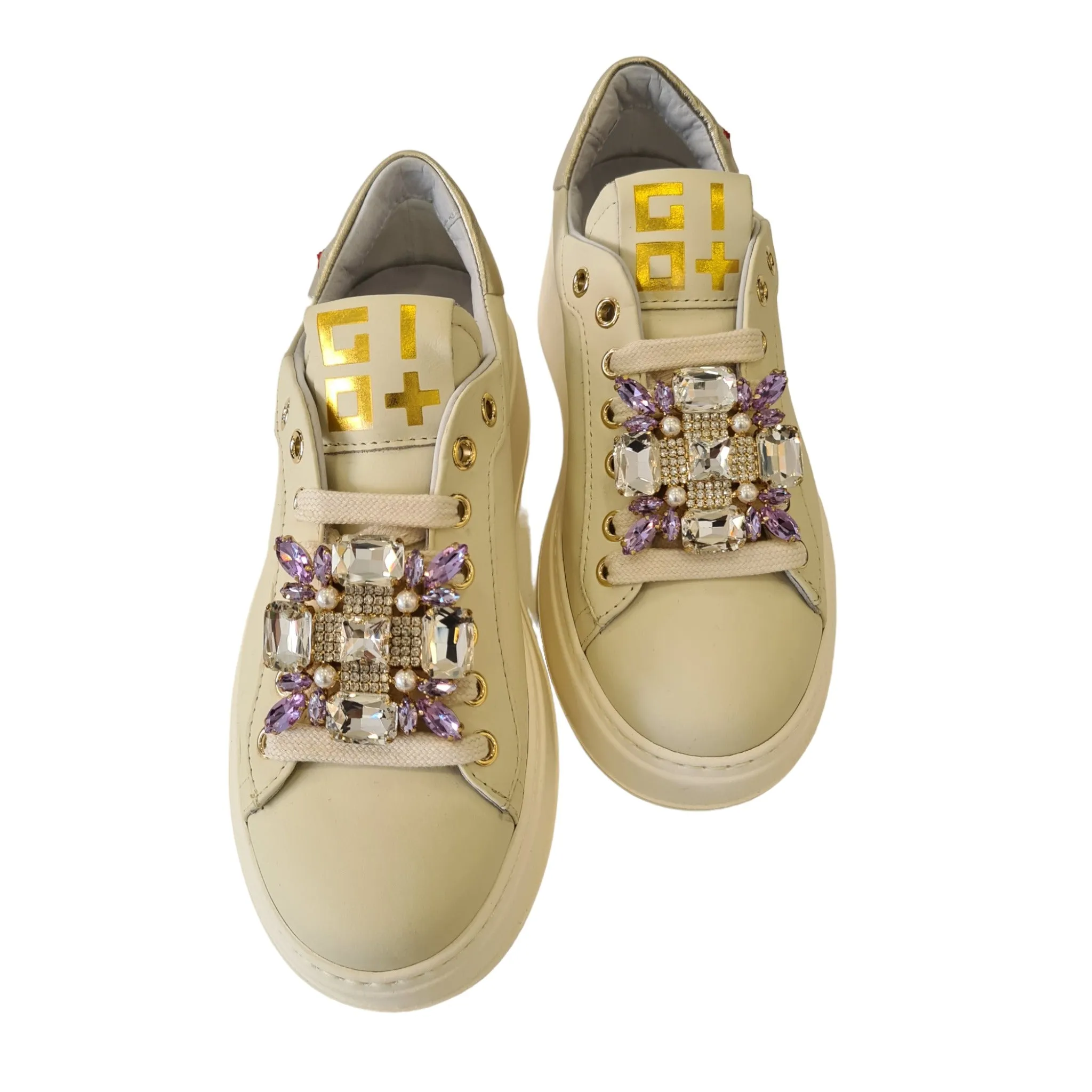 Gio  Sneakers Beige Donna Rif.12